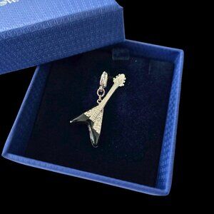 Swarovski Black Guitar Charm – Crystal – New in Box – #1161108
